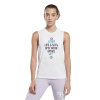 Dámske Tričko REEBOK TE GRAPHIC TANK - ATHLETE HT6189 – Biely