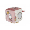 Little Dutch Kocka textilný králiček Miffy Fluffy Pink