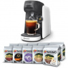 Kávovar na kapsule Bosch Tassimo Finesse BIELY + 3x kávový set Tassimo