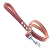 Vodítko TAMER kožené 1,9 cm / 115 cm hnedé 1,9 cm / 115 cm hnědé