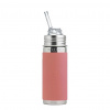 Pura Detská fľaša Termo so slamkou 260 ml rose