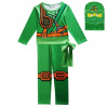 Kostým pre chlapca- Ninja kostým Tutuu 110-120 (Ninja Ninjago Lloy Llogo Warrior Outfit - 110-120)