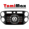 TomiMax VW Tiguan/ GOLF PLUS Android 14 autorádio s WIFI, GPS, USB, BT HW výbava: QLED 8 Core 4GB+64GB PX HIGH - iba displej A