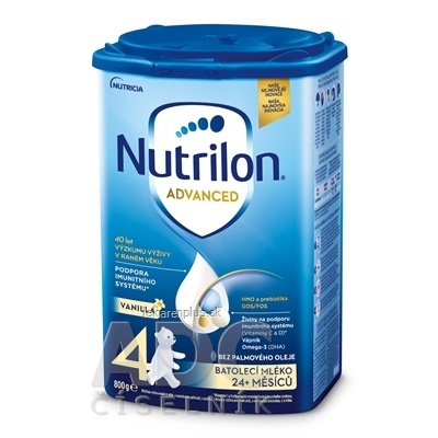 Nutrilon Advanced 4 VANILLA batoľacia mliečna výživa v prášku (od 24 mesiacov) 6x800 g (4800 g)