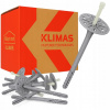 Kolíky na polystyrén Klimas LTX 10x220 100ks, spojka tepelnej izolácie
