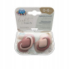 Canpol Set symetrických silikon cumlíkov 2 ks Pure Color Pink