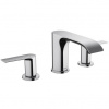 Hansgrohe Trojotvorová umývadlová batéria s vyťahovacou rukoväťou, chróm 75033000