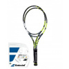 Tenisová raketa Babolat Pure Aero 98 2 Pack + výplet - Biely, Sivý, Žltý (4)