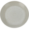 Kameninový plytký tanier Ethnic, pr. 27 cm, béžová