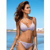Dámske bikiny 62 SARA-D 01/E koralové s hviezdicami, VEĽKOSŤ DVOJDIELNE PLAVKY 36C/S