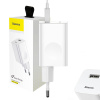 Baseus Rýchlonabíjačka Baseus, USB, QC 3.0, 24 W (biela)