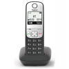 SIEMENS GIGASET A690 - DECT/GAP bezdrátový telefon, displej, handsfree, seznam 100 čísel, barva černá/ stříbrná (GIGASET-A690)