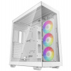 DEEPCOOL skříň CH780 / ATX / 420 mm fan ARGB / 4xUSB 3.0 / USB-C / prosklená / bílá (R-CH780-WHADE41-G-1)