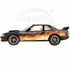 Nažehlovačka Auto drift čierne - 12 x 4 cm
