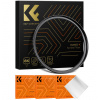 K&F 52-67mm Step Up Brass Filter Adapter Ring,matte black, Frame Thickness 2.9mm, W/ 3pcs Cleaning C K&F Concept