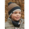 Detská čiapka a šál komín Mayoral 10069.5H.Mini.9BYA sivá 140