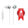 SONY slúchadlá MDR-EX110AP, handsfree, biele (MDREX110APW.CE7)