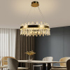 NEDES LED krištáľový luster + diaľkový ovládač 80W - J6342/C