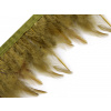 Prámik - kohútie perie 7-12 cm khaki 1m