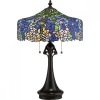 Tiffany stolní lampa COBALT