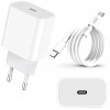 RÝCHLÁ NABÍJAČKA USB-C 20W + 1M KÁBEL PRE IPHONE 15 / 15 Pro / Plus / Pro Max