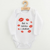 Detské body s potlačou New Baby Boli tu babička s dedkom Biela 62 (3-6m)