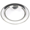 Excellent Houseware Dekoračný kovový podnos Chrome (fi) 33 cm