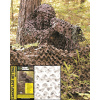 MIL-TEC Maskovací síť CRAZY CAMO 240 x 600 cm Bílá