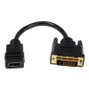 STARTECH HDMI to DVI-D Video Cable Adapter - F/M, STARTECH HDMI to DVI-D Video Cable Adapter - F/M HDDVIFM8IN