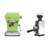 Ascaso Dream PID, Fresh Pistachio + Eureka Mignon Libra 65 All Purpose, CR white