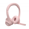 Logitech Zone 300 - Náhlavní souprava - náhlavní - Bluetooth - bezdrátový - ru?ová 981-001412