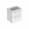 Geberit Koupelnová skříňka s umyvadlem Selnova 60x50,2x65,2 cm bílá lesk 501.236.00.1