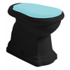 Kerasan RETRO WC misa 38,5x59cm, spodný odpad, čierna mat, 101031