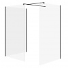 Cersanit B811 Mille Walk-in sprchový kút 3 steny 90x90x90x200 cm,Čierna,sklo Číre,2 vzpera S601-198