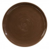 TERRA Tanier plytký 27,5 cm hnedý