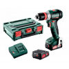 Metabo PowerMaxx BS 12 BL Q Aku vŕtací skrutkovač (12V/2x2,0Ah) MetaBox 118 - 601045500