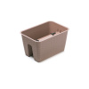 Prosperplast RATOLLA Truhlík na zábradlie 39,6x27,2x22,5cm mocca DRLB400