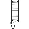 Mexen Mars, elektrické vykurovacie teleso 900 x 400 mm, 300 W, čierna, W110-5900-400-6300-70