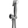 Reitano Rubinetteria Bidetová sprcha retro s hadicou a držiakom sprchy s vyústením, chróm 9101
