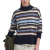 Barbour Larisa Fair Isle High-Neck Jumper - M