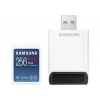 Samsung SDXC 256GB /180MBps/USB 3.0/USB-A/Class 10/+ Adaptér/Modrá MB-SD256SB/WW