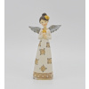 Anjel: so žltými ružami - 12 cm - CL22035-B