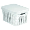 CURVER Úložný box s vekom Infinity 17l biela