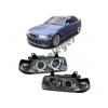 BMW E36 predné chrómové svetlá Angel Eyes CCFL...