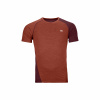 Ortovox pánske tričko 120 Cool Tec Fast Upward T-shirt M | farba: clay orange blend, veľkosť: XL