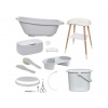 BÉBÉ-JOU Sada digitálna kúpacia Sense Plus 8 dielna Light Grey B4289051