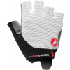 Dámske cyklistické rukavice Castelli 21061 ROSSO CORSA 2 W 001 biela XS