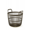 Kôš s uchami ZOE BASKET ECO WOOD 36,4 cm - farba: káva ECO