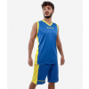 KIT POWER INTERLOCK basketbalový set azúrová modrá-žltá 3XL
