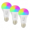Inteligentná žiarovka IMMAX NEO SMART E27 11W RGB+CCT barevná a bílá, stmívatelná, Zigbee, TUYA, 3ks 07743C
